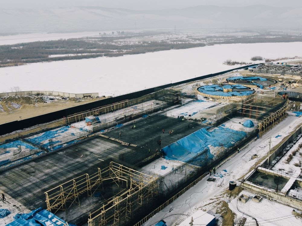 В Улан-Удэ продолжается реконструкция правобережных очистных сооружений