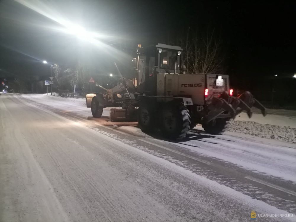 С начала года в Улан-Удэ с улиц вывезли 4,5 тысячи кубометров снега
